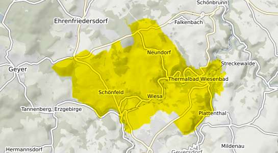 Immobilienpreisekarte Thermalbad Wiesenbad